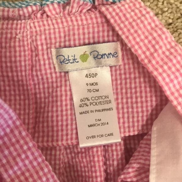 Swing top and Capri pants baby girls set - Picture 2 of 3